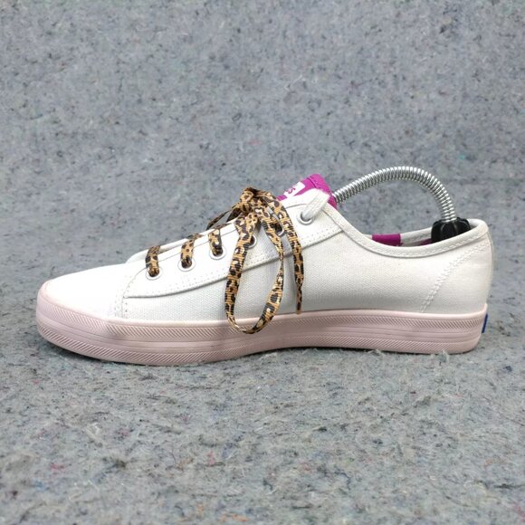 Keds Elizabeth And James Womens 6.5 Shoes Canvas Sneakers Leopard Animal Print - Picture 5 of 10